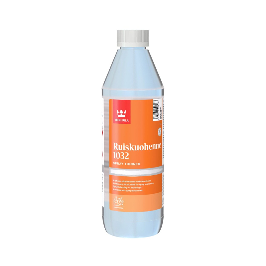 Розчинник Tikkurila 1032 для розпилення алкідних фарб, 1 л