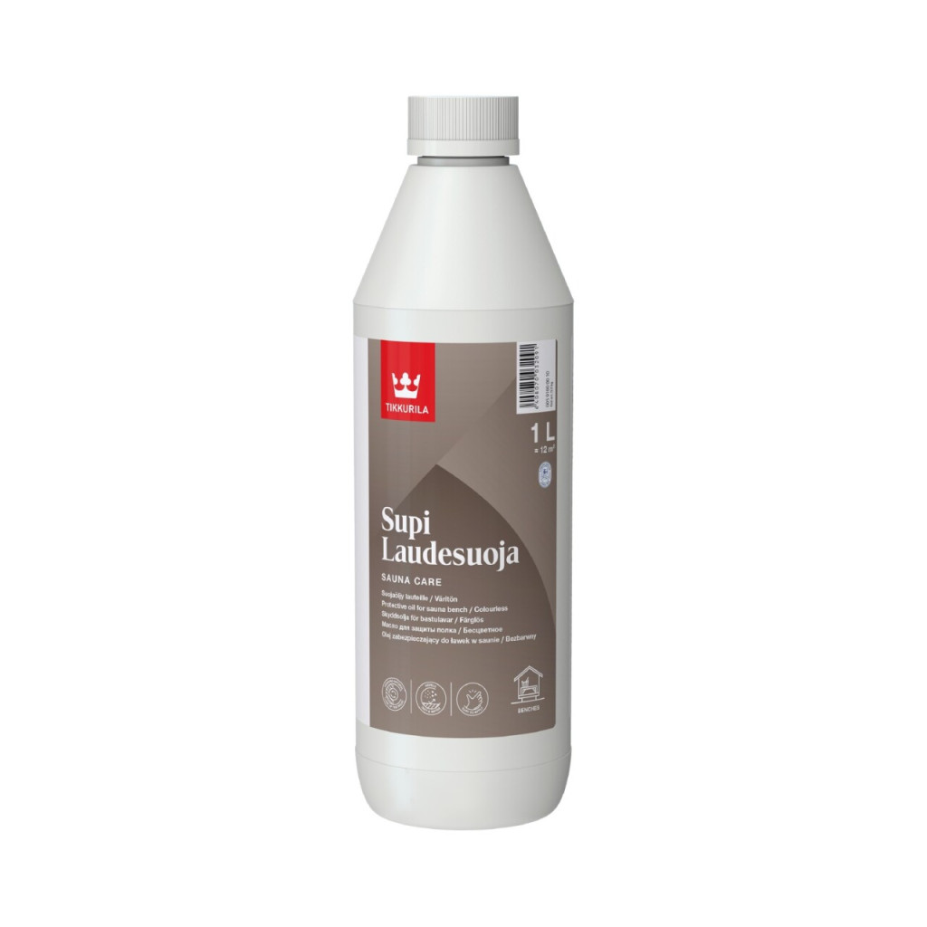 Олія для полиць сауни Tikkurila Supi Laudesuoja парафінова, 1 л