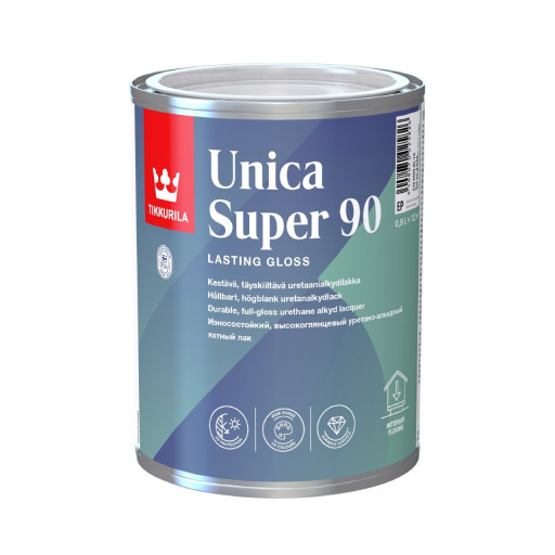 Лак для човнів і підлоги Tikkurila Unica Super 90 глянцевий