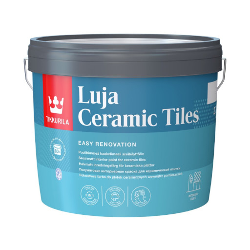 Фарба для плитки Tikkurila Luja Ceramic Tiles ґрунт і фініш