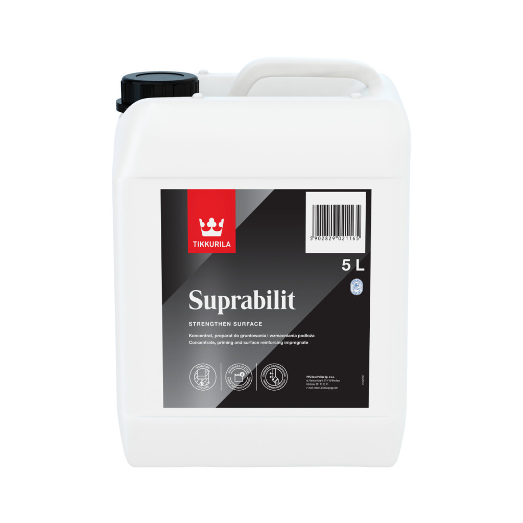 Ґрунтовка Tikkurila Suprabilit дисперсійна для інтер'єру, 5 л