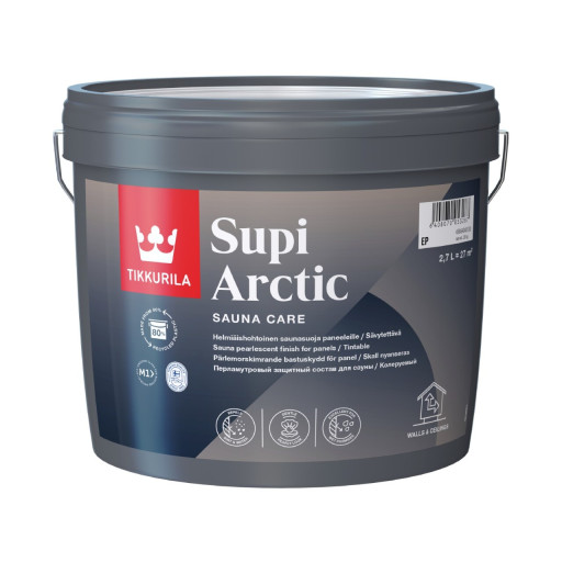 Захисний засіб для сауни Tikkurila Supi Arctic перламутровий, 0.9 л